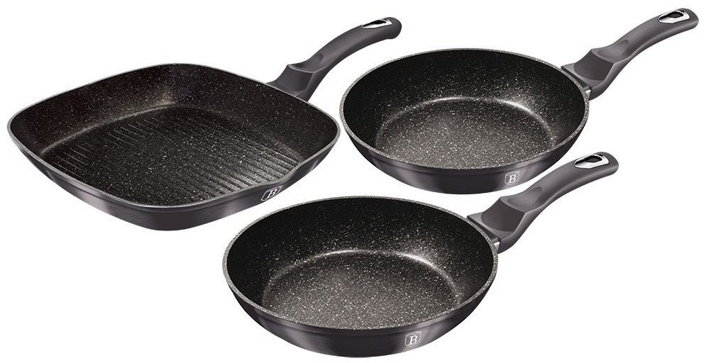 BerlingerHaus sada pánví Carbon PRO Line 3ks