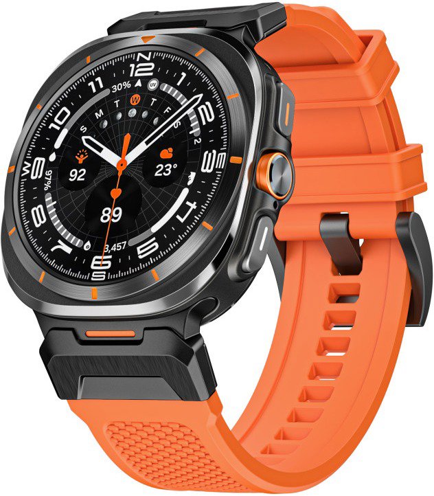 Drakero Silikonový RUGGED pro Samsung Galaxy Watch Ultra oranžový