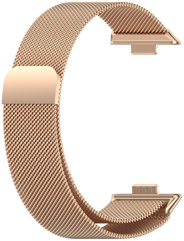 Drakero Milánský tah zlato-růžový pro Huawei Watch Fit 3, 4 a 4 Pro