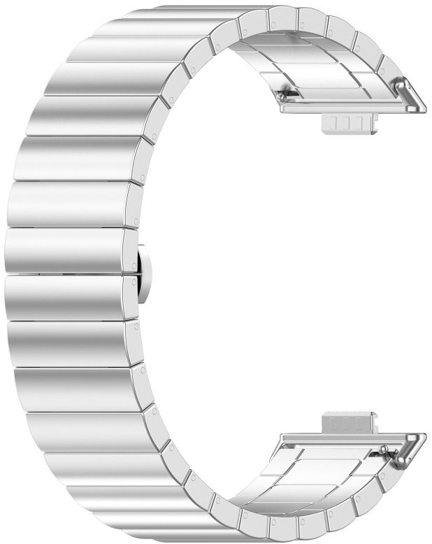 Drakero Kovový stříbrný pro Huawei Watch Fit 3, 4 a 4 Pro