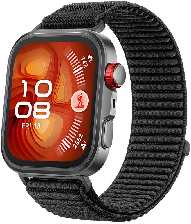Drakero Nylonový černý pro Huawei Watch Fit 3, 4 a 4 Pro