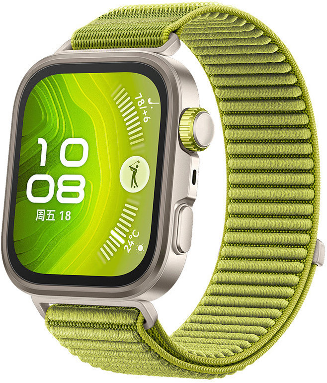 Drakero Nylonový zelený pro Huawei Watch Fit 3, 4 a 4 Pro