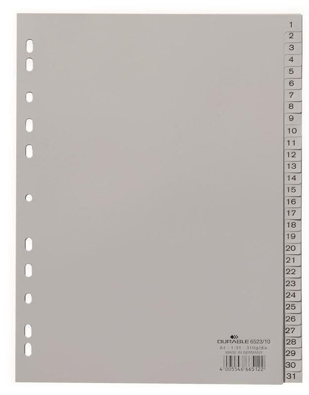 Šedý plastový šanony Durable DRB026a