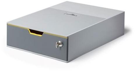 DURABLE Varicolor SAFE 1 šedá zásuvka se zámkem