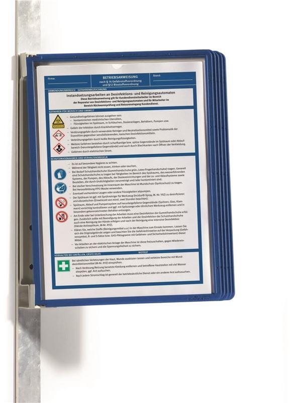 Magnetický prezentační systém Durable VARIO WALL s 5 kapsami A4