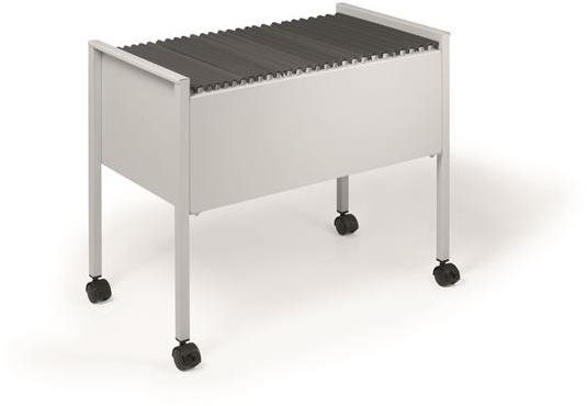 Durable pojízdný systém na závěsné desky, kovový, světle šedý