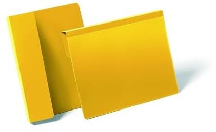 Žlutá závěsná kapsa Durable s přehybem