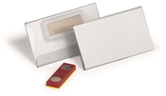 DURABLE visačky s magnetem 7.5 x 4 cm, balení 25 ks