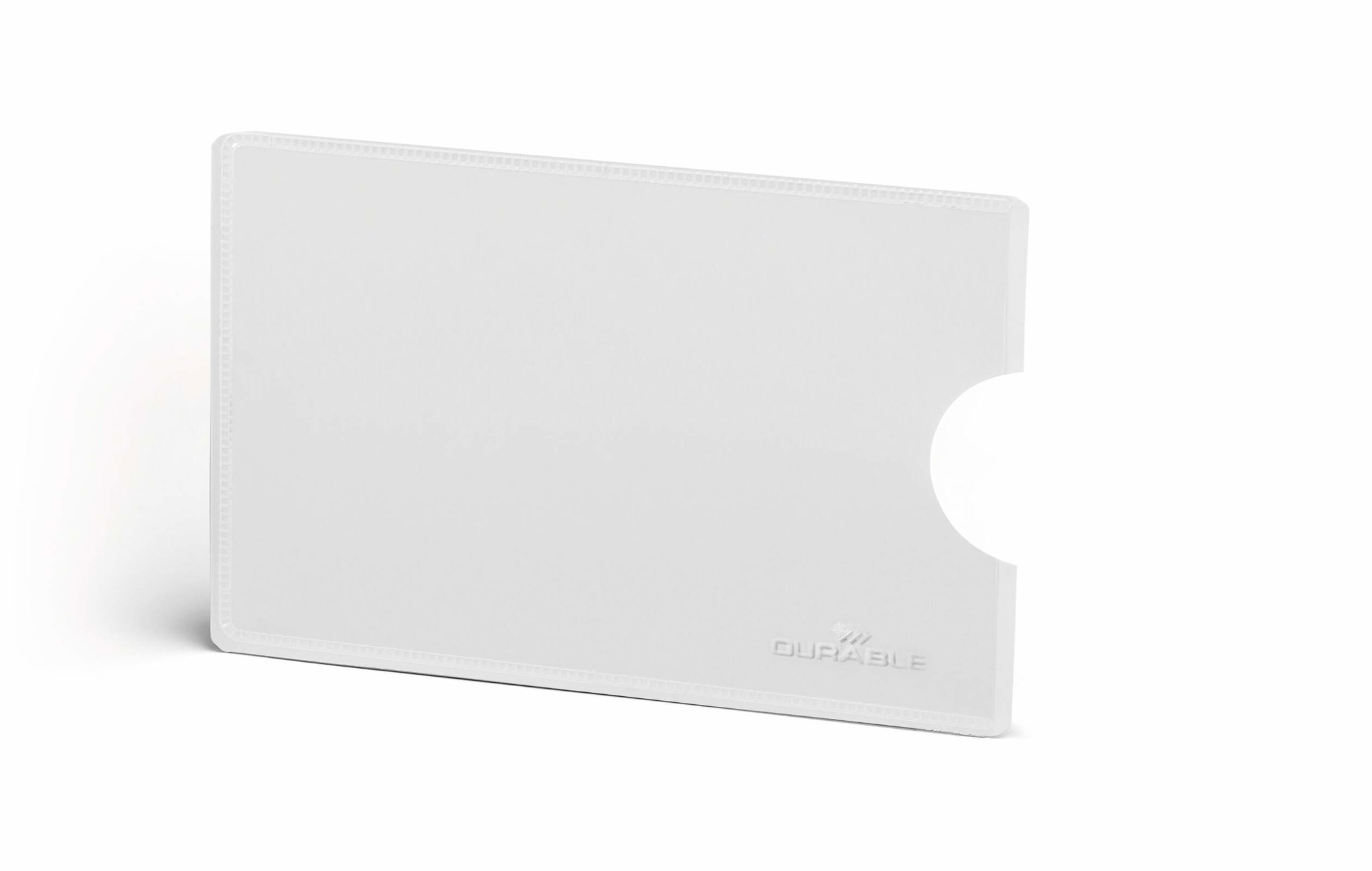 DURABLE s RFID ochranou, transparentní - balení 3 ks