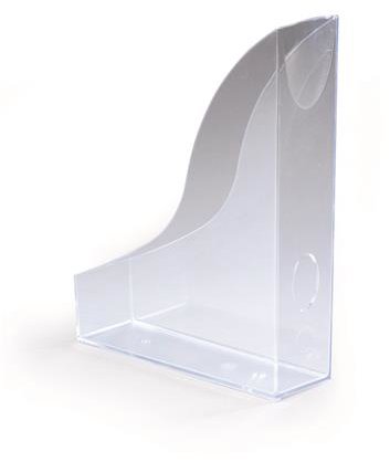 Stojan na časopisy DURABLE Basic A4 transparentní