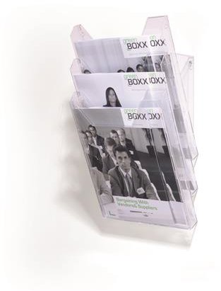 DURABLE Combiboxx na prospekty A4, 3 přihrádky