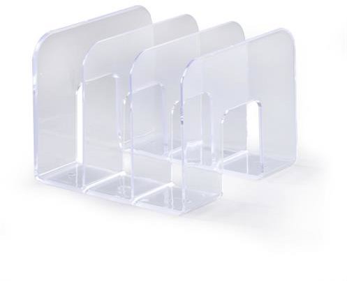 Stojan na časopisy DURABLE Trend plast, transparentní