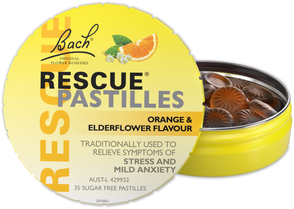 Dr. Bach Rescue® pastilky s příchutí pomeranče 50 g