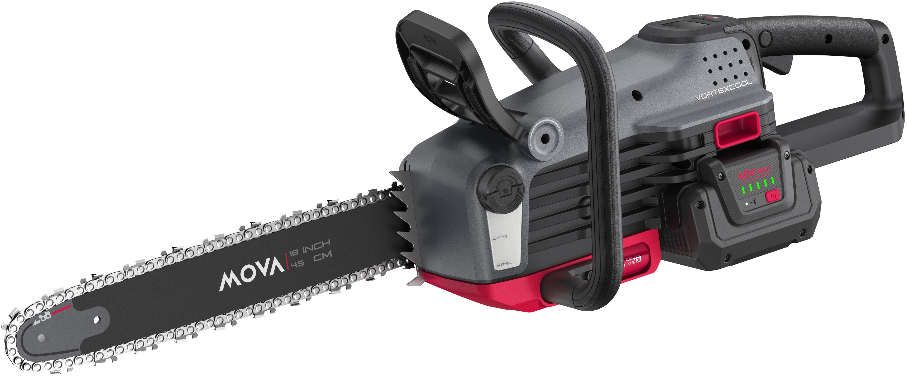 MOVA Řetězová pila AKU 60V, set (1x5Ah)