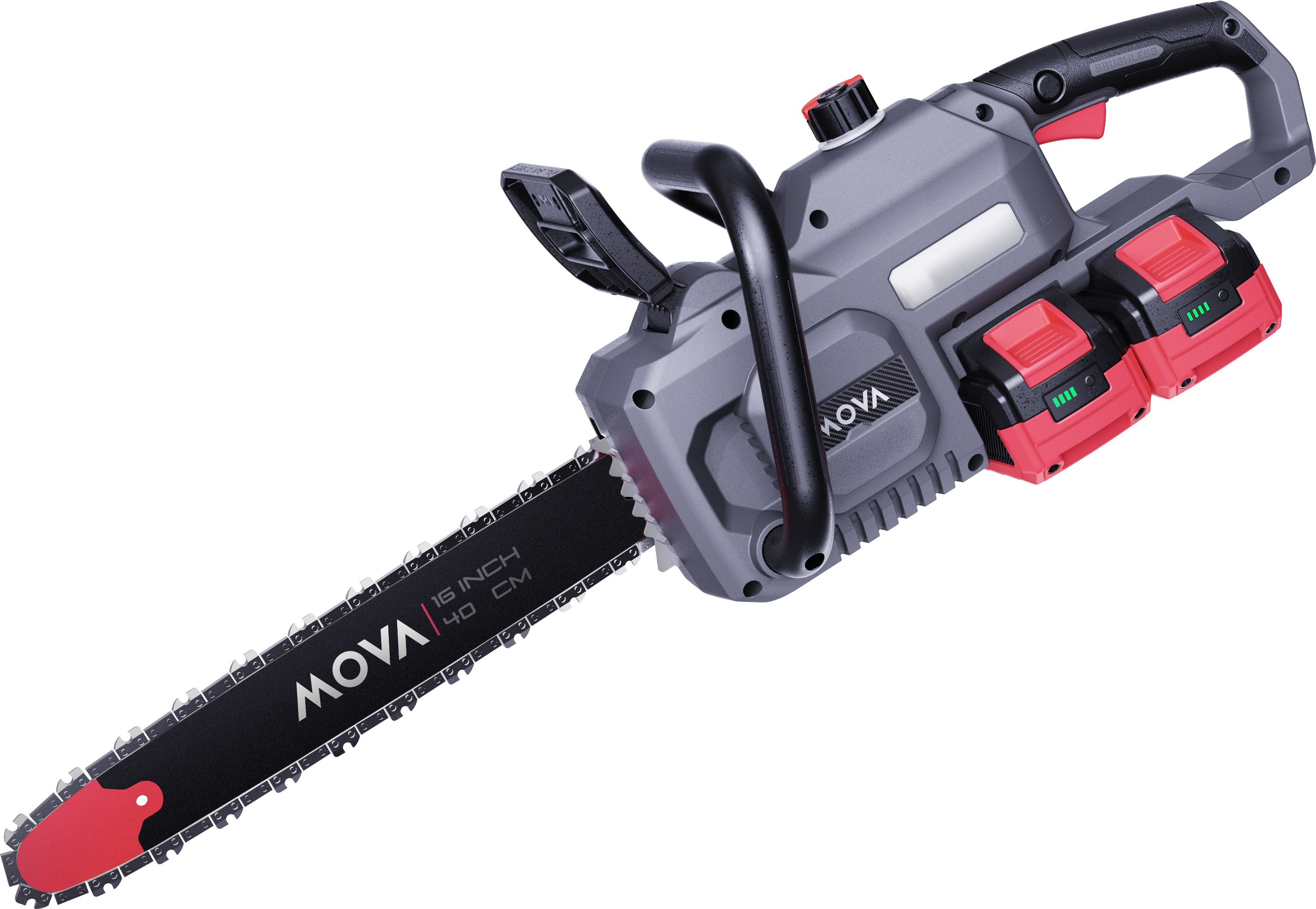 MOVA Řetězová pila AKU 40V, set (2x2Ah)