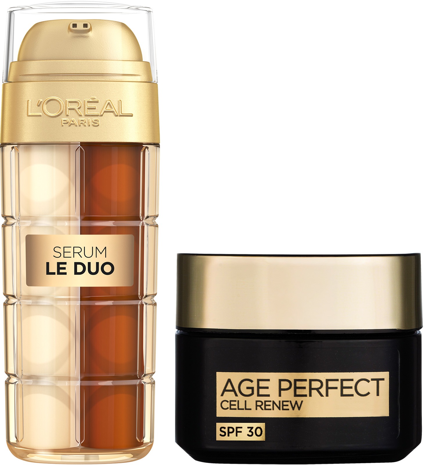 L'ORÉAL PARIS Age Perfect Le Duo Omlazující sérum 30 ml + Cell Renew SPF30 Day Cream 50 ml