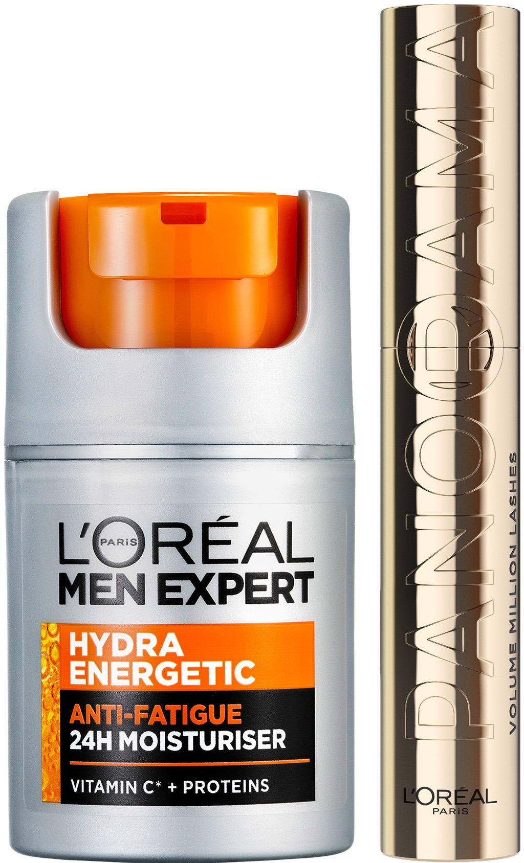 L'Oréal Paris Men Expert Hydra Energetic 50 ml + Panorama Mascara Black 10,5 ml