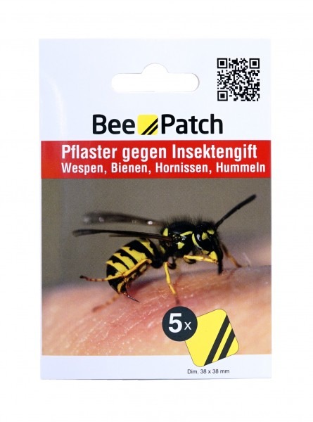 BEE-PATCH Náplast k ošetření včelího / vosího bodnutí 5 ks