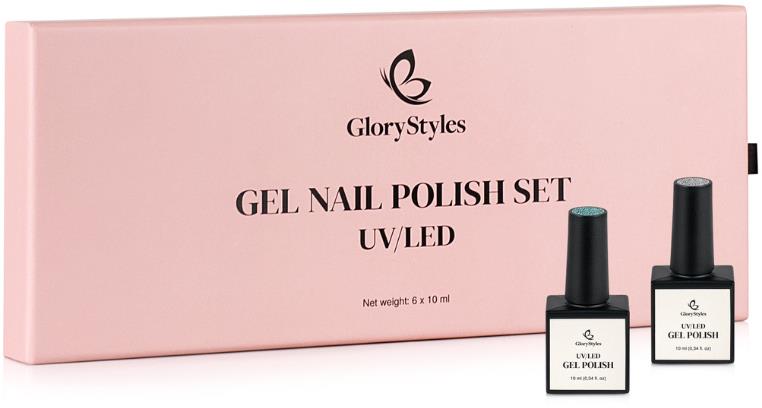 GloryStyles Sada gel laků GP05 Pearl 60 ml