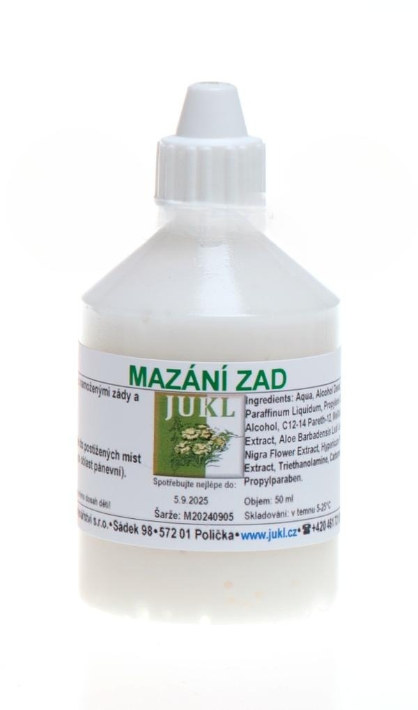 Jukl Mazání zad 50 ml