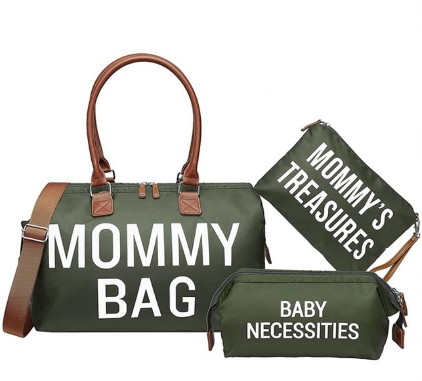 MxM Mommy bag Green set 3ks