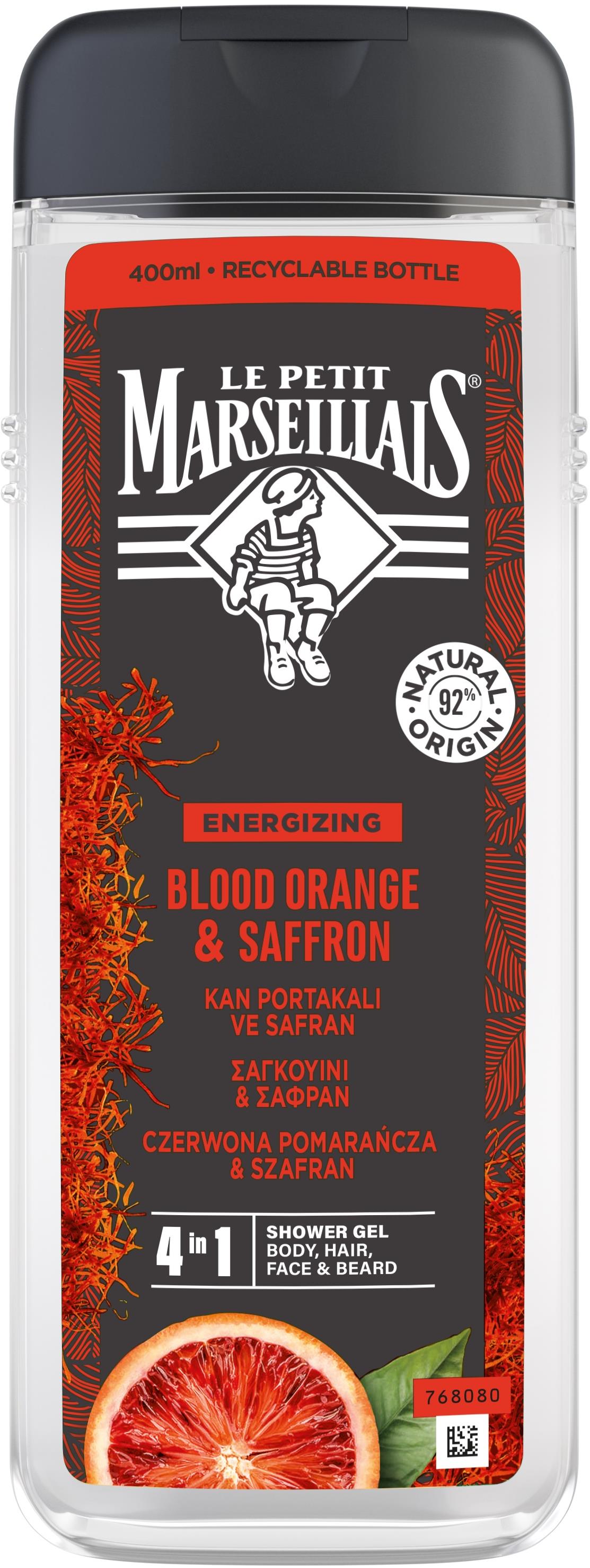 LE PETIT MARSEILLAIS Červený pomeranč a Šafrán 4v1 400 ml