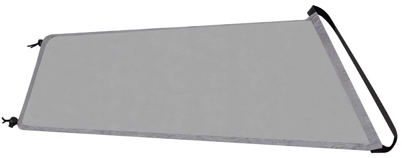 Malatec 23975 Sluneční clona na kočárek 50 × 36 × 72 cm, šedá