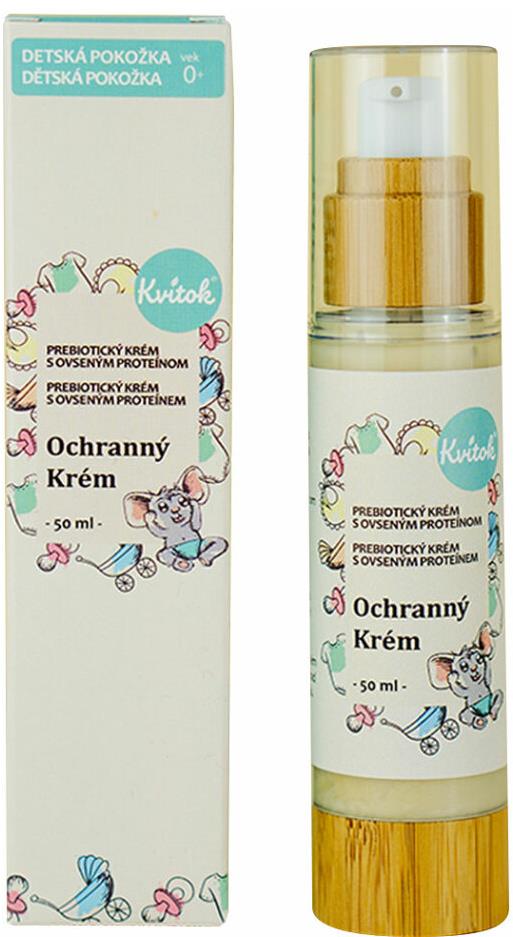 KVITOK Dětský ochranný krém – celotělový prebiotický krém s ovesným proteinem 50 ml