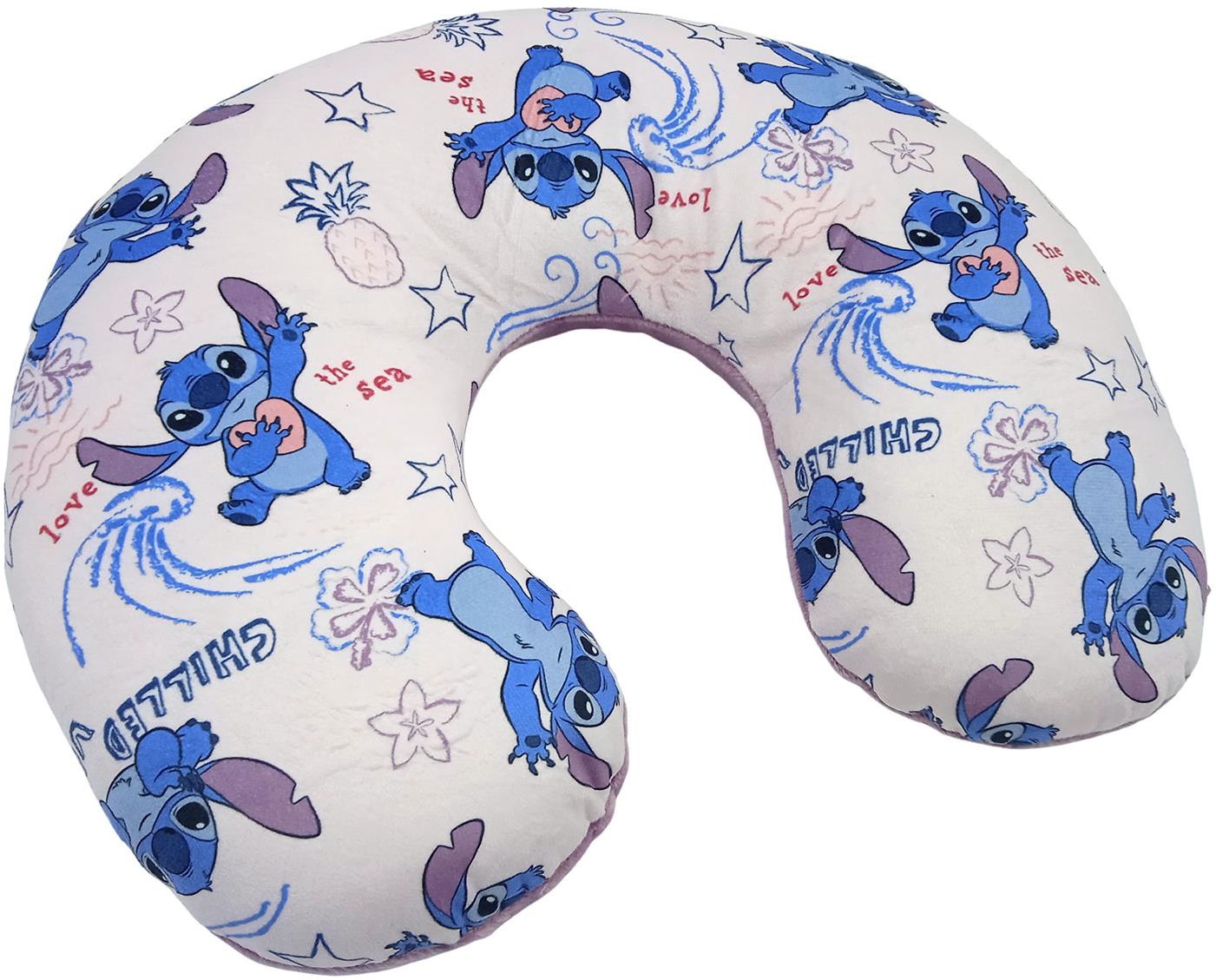 Disney Cestovní polštář sv. růžový, Lilo a Stitch moře