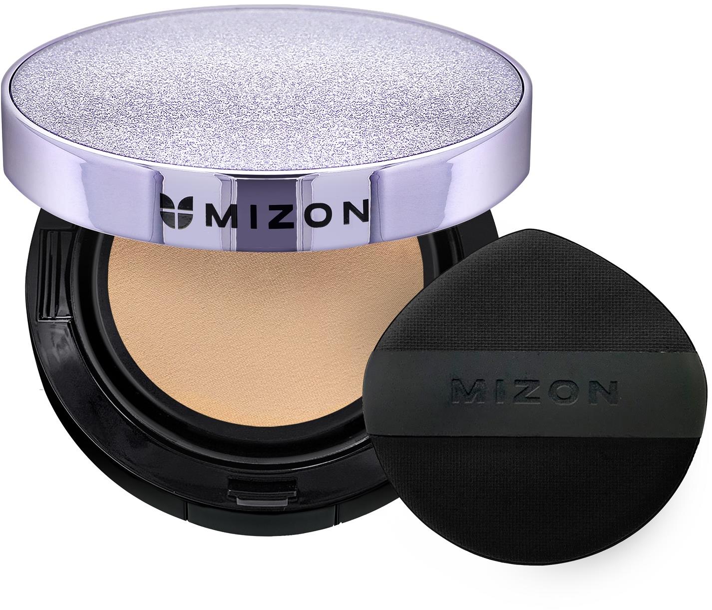 Mizon Vegan Collagen Cushion SPF 38 PA++ s náhradní náplní 2 × 15 g, #23 natural sand beige
