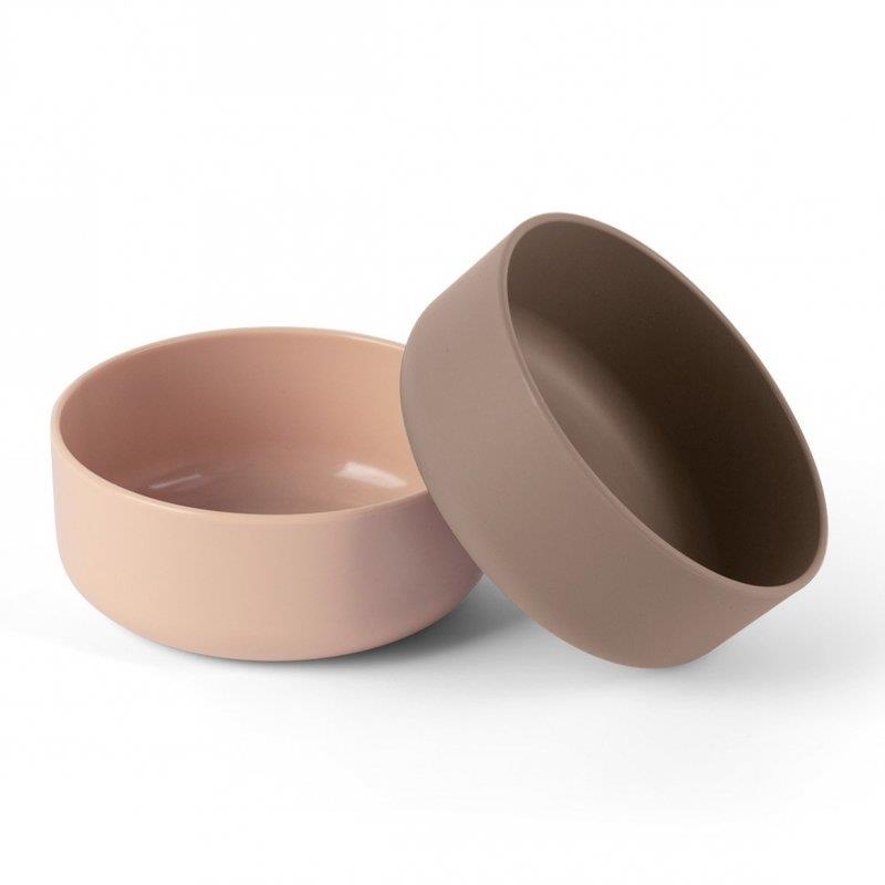 Dantoy Tiny Bio misky nude / mocca 2 ks 0 m +