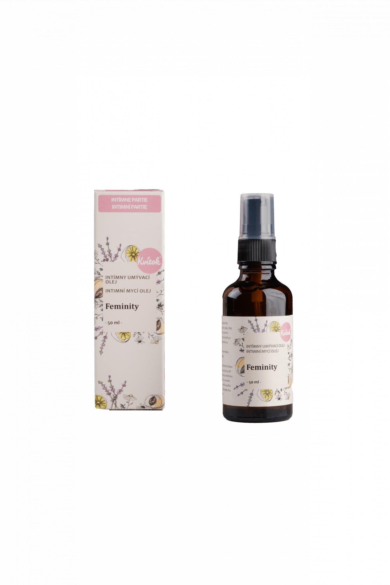 Kvitok Intimní mycí emulze Feminity 50 ml