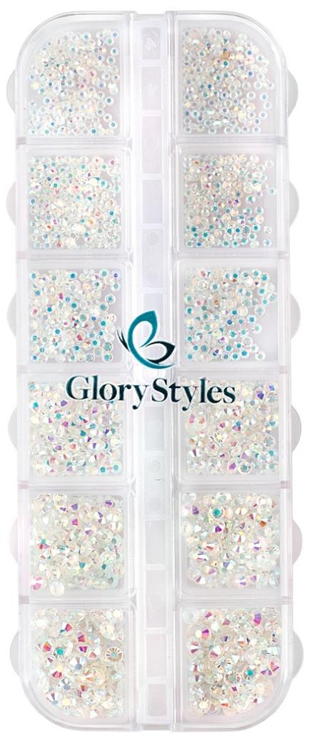 GloryStyles Sada kamínků na nehty 04 – starfall