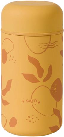 Saro Baby Nerezová termoska na jídlo 500 ml Mustard