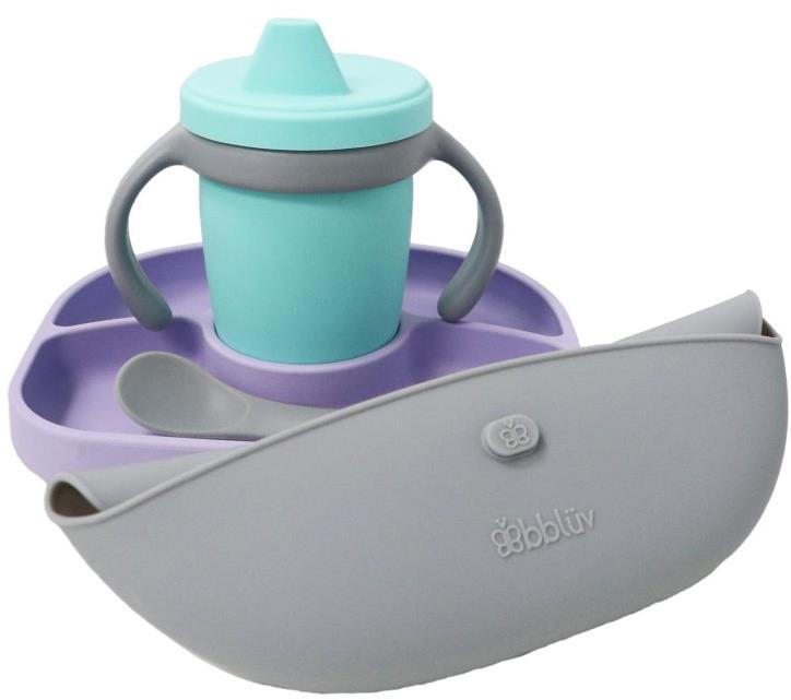 BBLÜV Silikonová jídelní sada Sët Violet