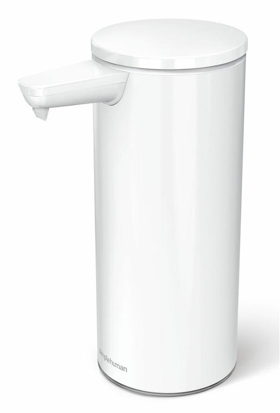 Simplehuman Bezdotykový dávkovač mýdla dobíjecí 266 ml, bílá ocel