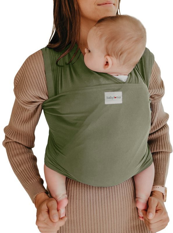 Babylonia Nosítko TRICOT-SLEN COOL Khaki Green