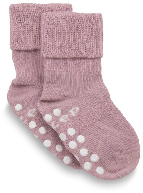 KipKep Dětské ponožky Stay-on-Socks Antislip 12-18 m 1 pár Mauve