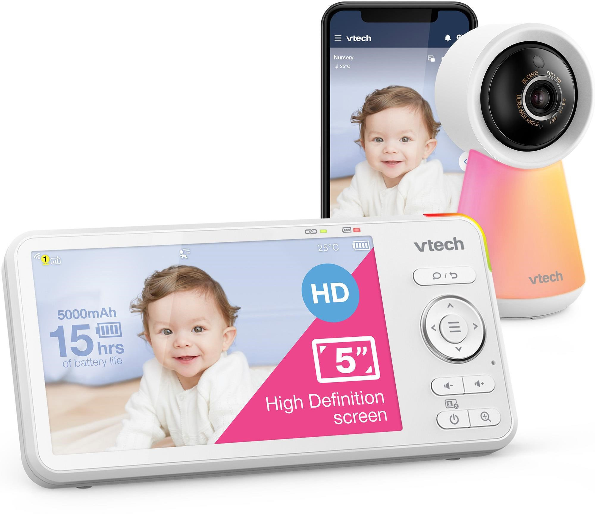 VTech RM5756HD Smart Wi-Fi dětská video chůvička