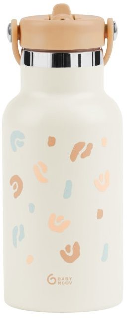 Babymoov Termoska s pítkem 350ml Little Explorer Ivory