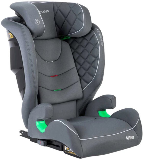 Nukido 710001 Autosedačka Louis ISOFIX 15-36 kg, 100-150 cm, šedá