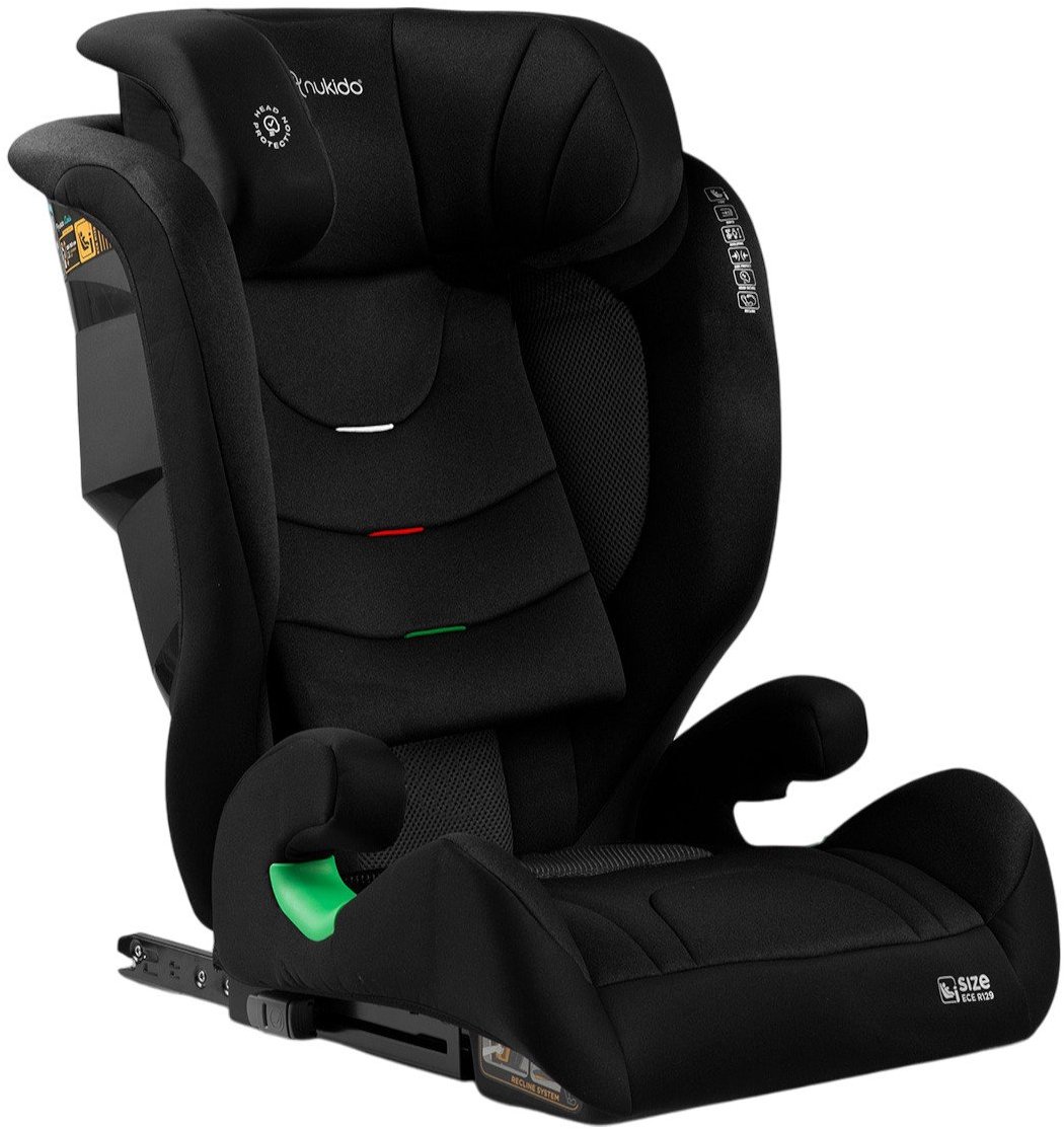 Nukido 710010 Autosedačka Louis Soft ISOFIX, 15 - 36 kg, černá
