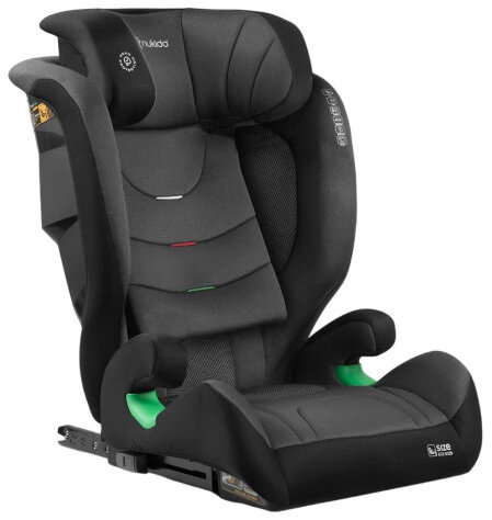 Nukido 710012 Louis Soft autosedačka ISOFIX, 15 - 36 kg, černo-šedá