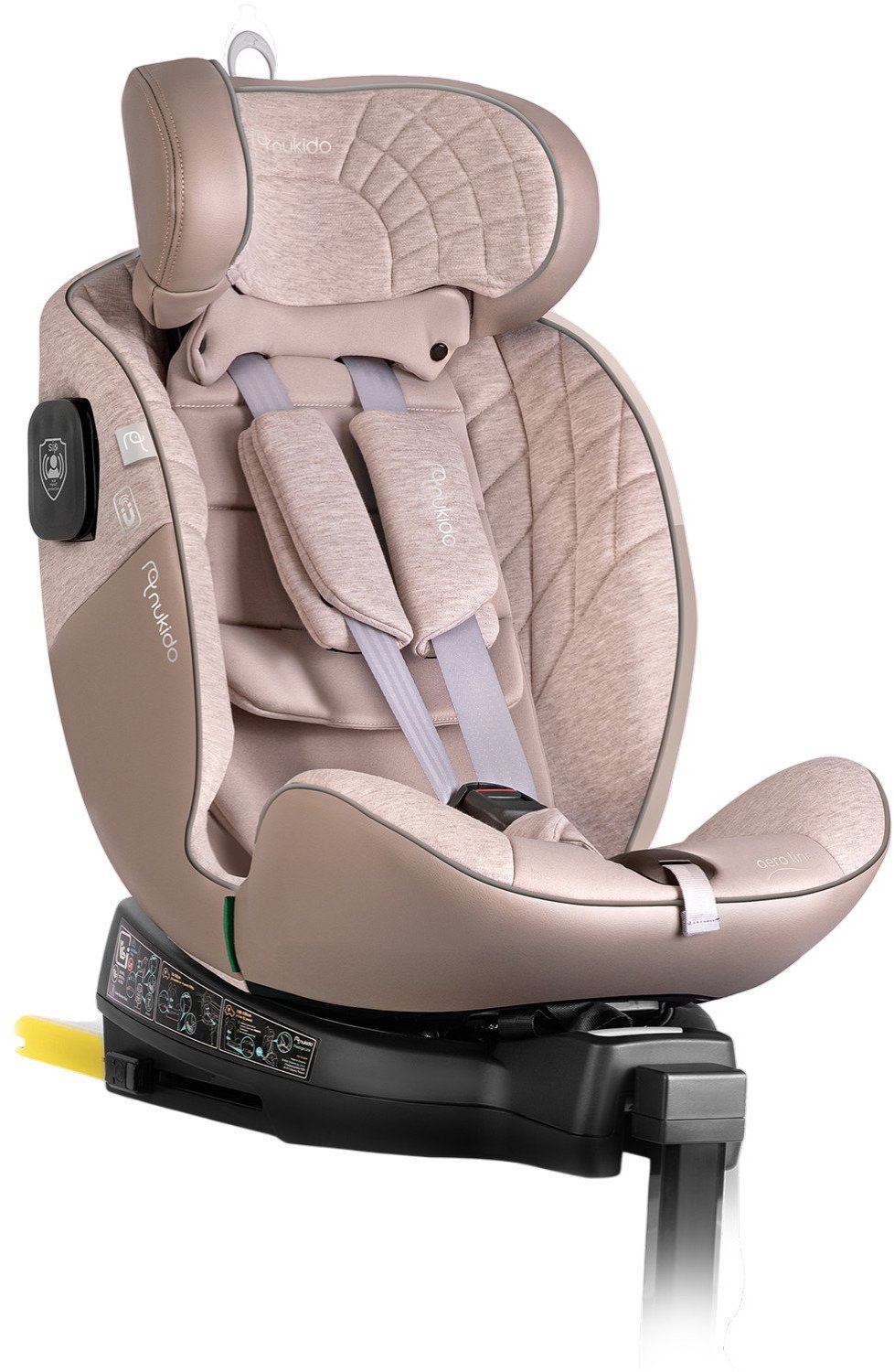 Nukido 710122 Autosedačka Aero Line ISOFIX, i-Size 40-150 cm, 0-12 let, béžová