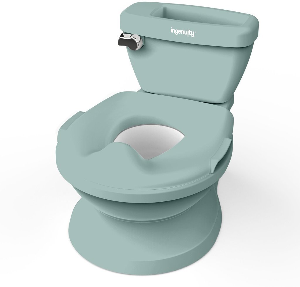 INGENUITY Toaleta dětská se zvukem My Size™ zelená