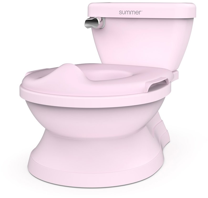 INGENUITY Toaleta dětská se zvukem My Size™ růžová