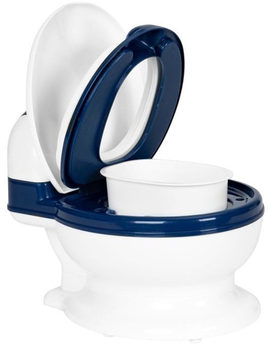 EcoToys HA-P05 Nočník s odnímatelnou vložkou WC prkénka, uzavírací, tmavě modrá