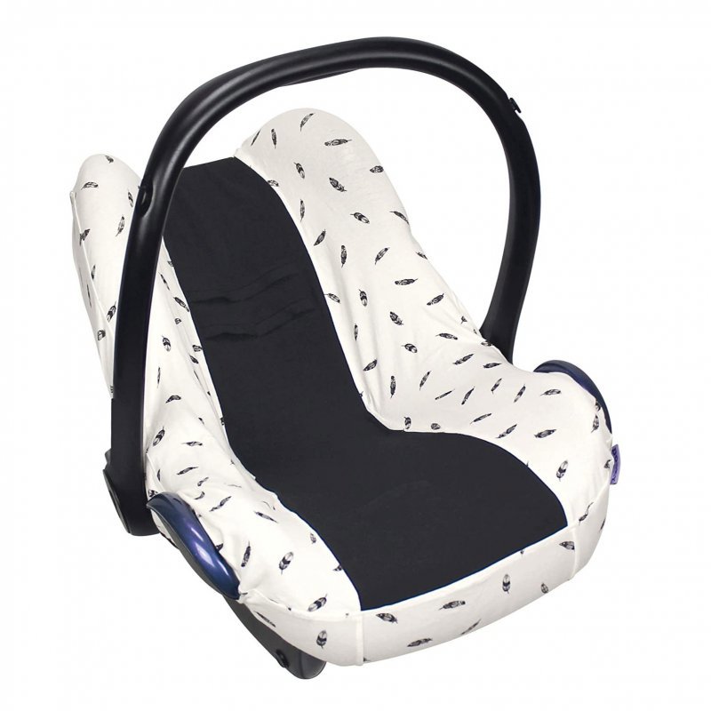 Dooky Potah na autosedačku Seat Cover 0+ Black Feathers