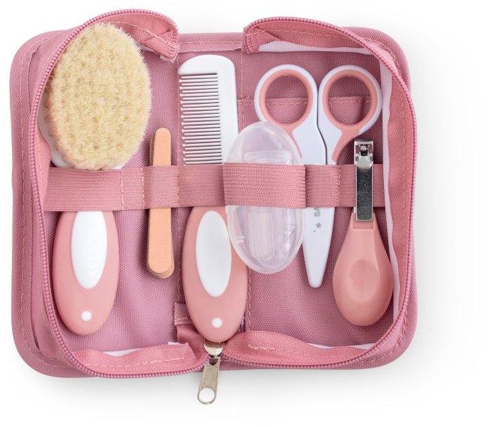Saro Baby Hygienický set v textilním pouzdře Pink