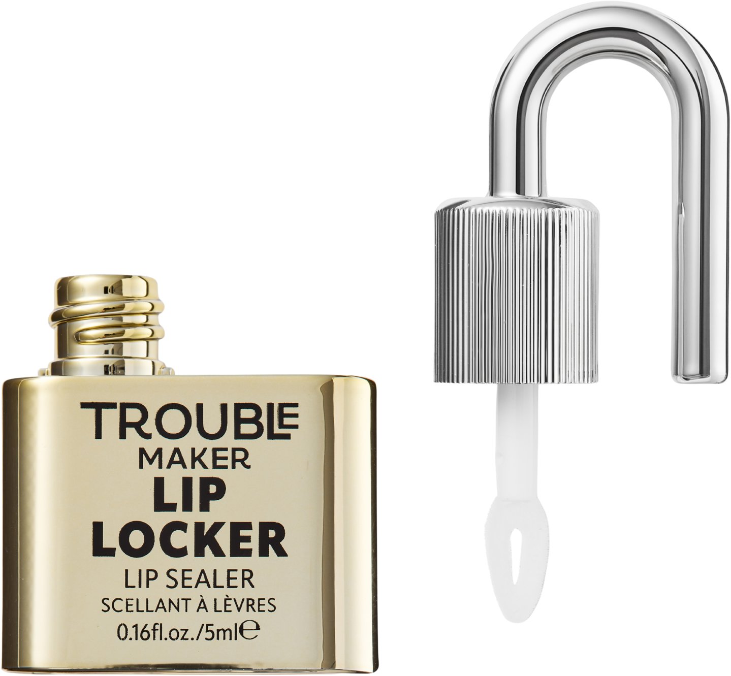 Trouble Maker Lip Locker Top Coat Gloss Lip Sealer 5 ml